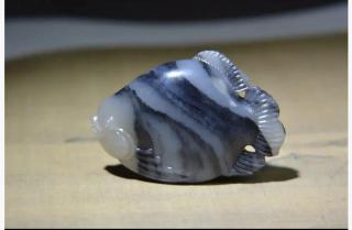 和田玉青花鱼