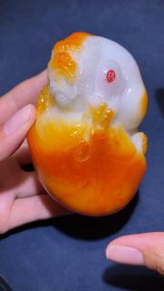 和田玉籽料 招财貔貅