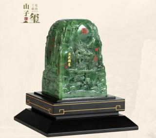 运用乾隆工技艺,1.8公斤和田玉创制顶级玉玺