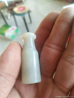 清代和田玉烟嘴,品相如图,包老包真